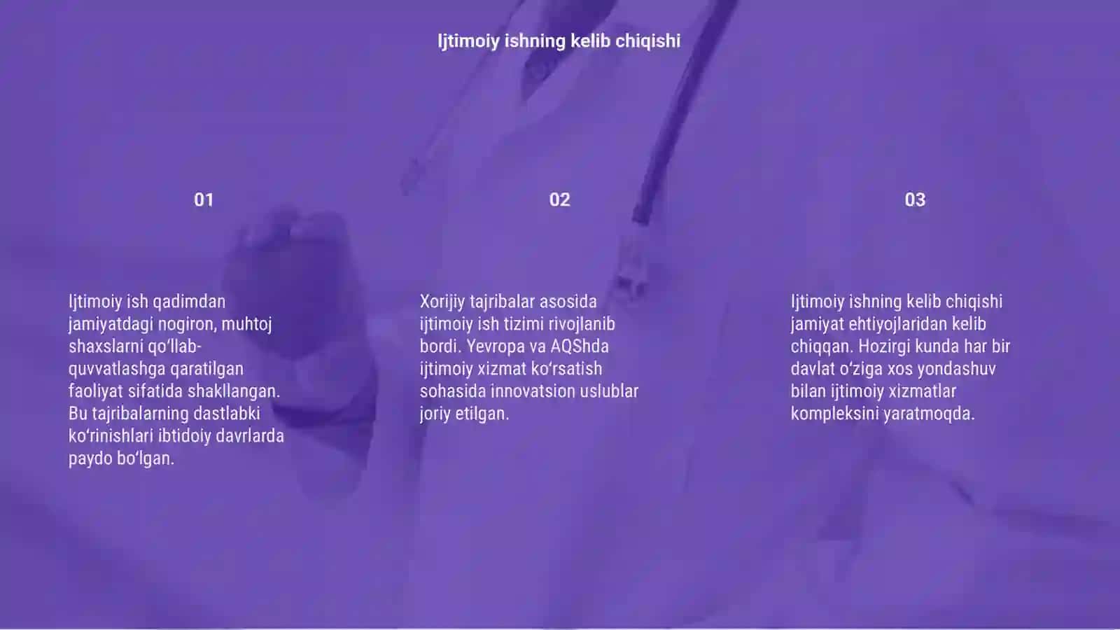 Ijtimoiy ish tarixi va xorijiy tajriba 3