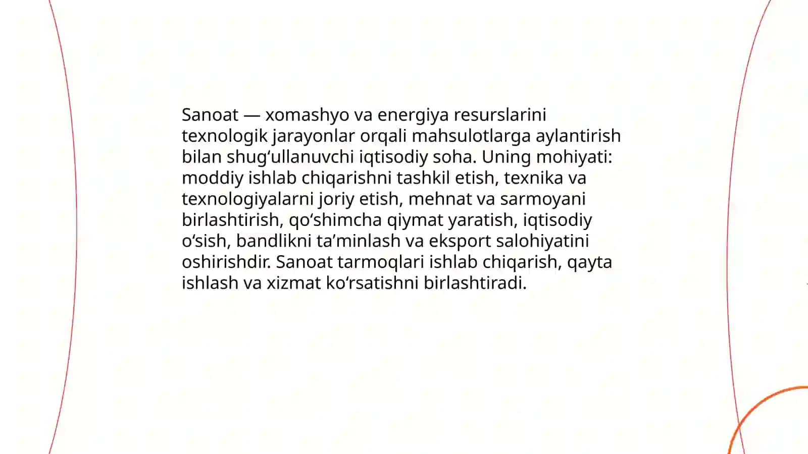 Sanoatning taʼrifi va mohiyati 3