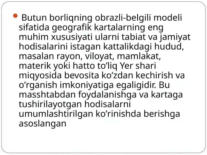 Kartografik generalizatsiya va uning xususiyatlari 3