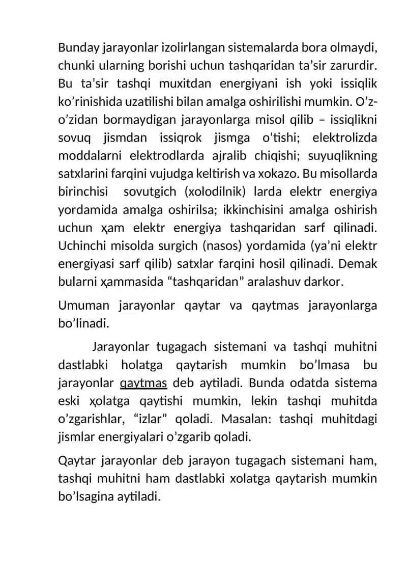 Termodinamikaning ikkinchi qonuni(Entropiya) 3
