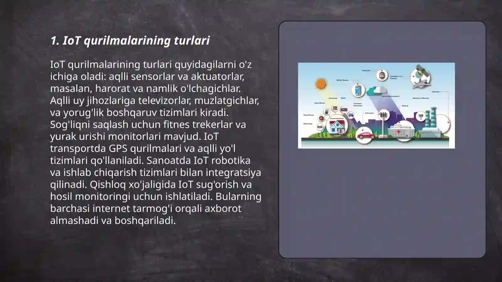 IoT (Internet of Things) qurilmalari va ularning arxitekturasi 3