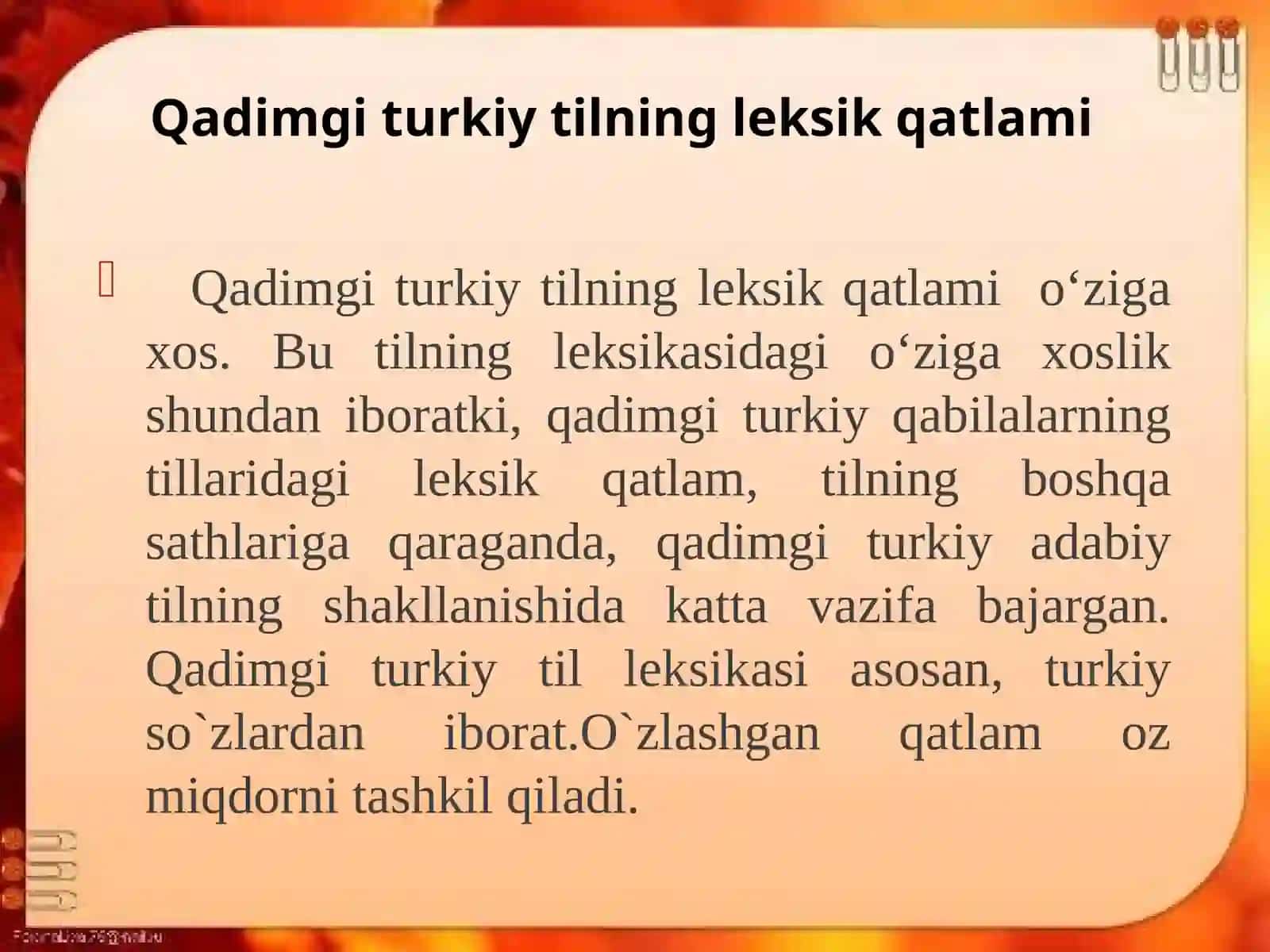 Qadimgi turkiy til leksikasi 3