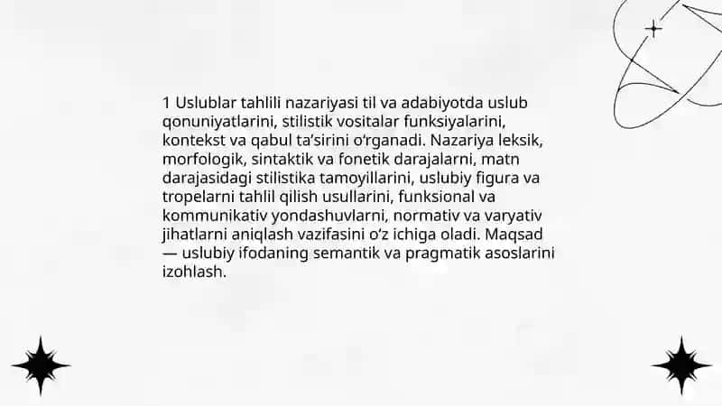 Uslublar tahlili 3