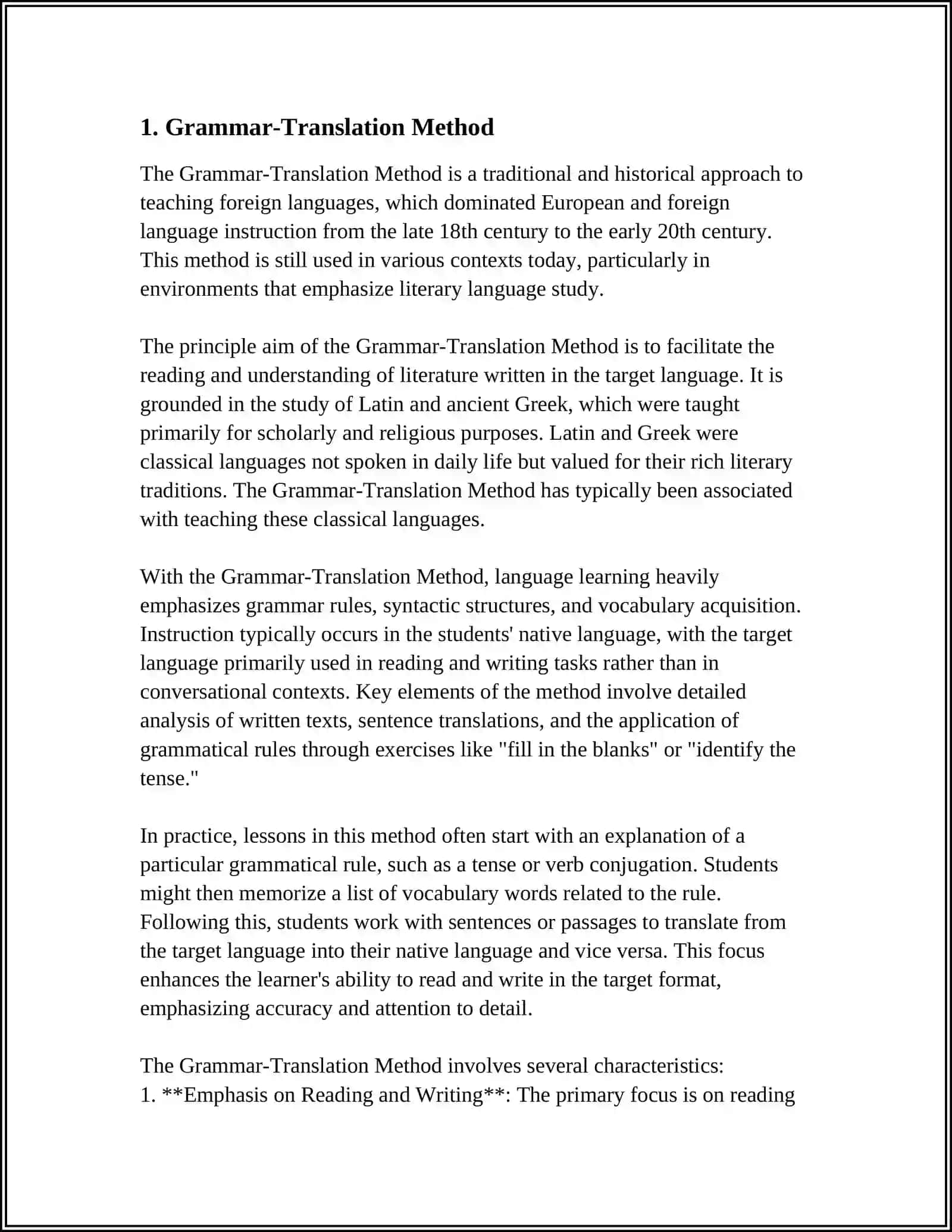 Teaching Language Methods and Approaches 3