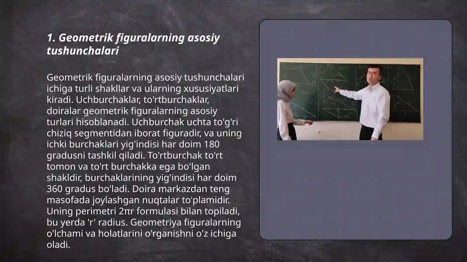 Geometrik masalalar yechish metodlari haqida 3