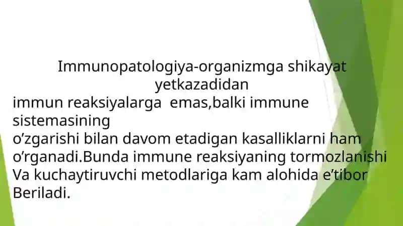 Immunopatologiya,Zamon klassifikasiyasi 3