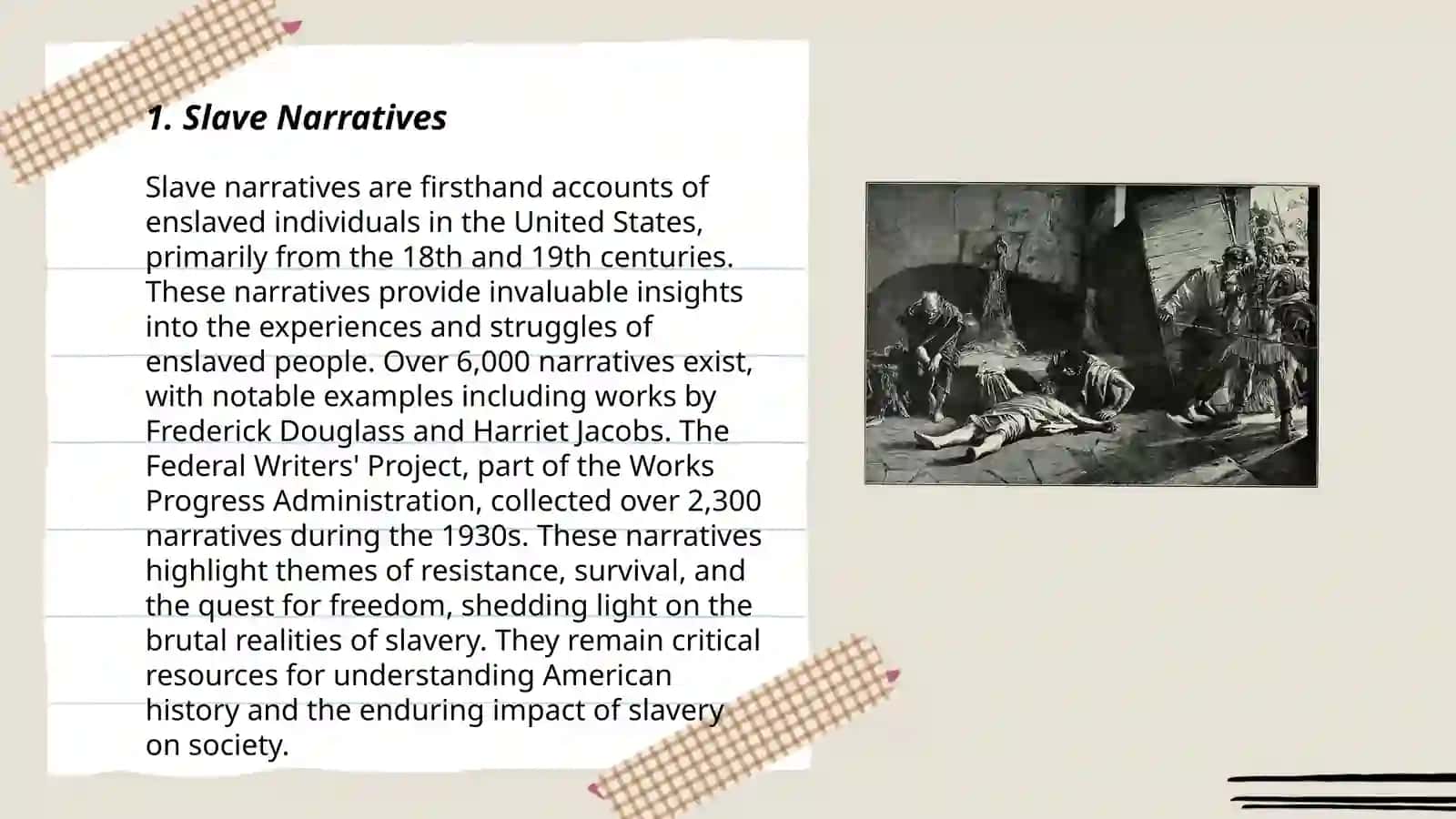 Literature of the Slavery Era 3