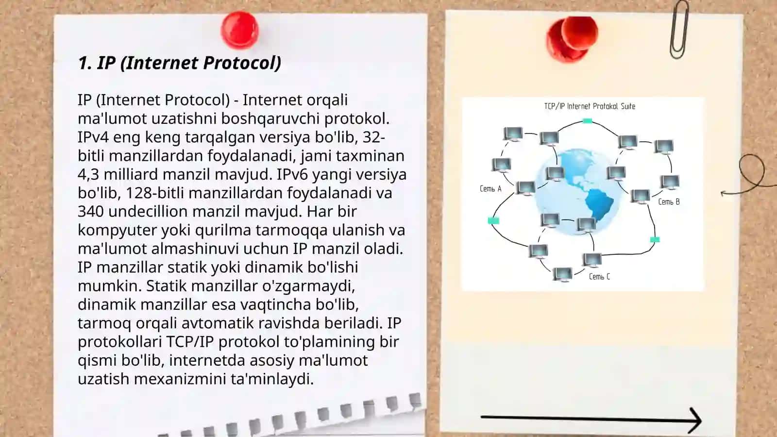 Tarmoq texnologiyalari.Internet bayonnomalari 3