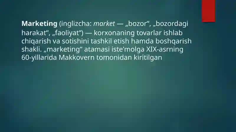 Innovatsion marketing 3