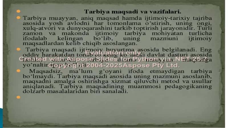 Tarbiya tushunchasi va metodlari 3