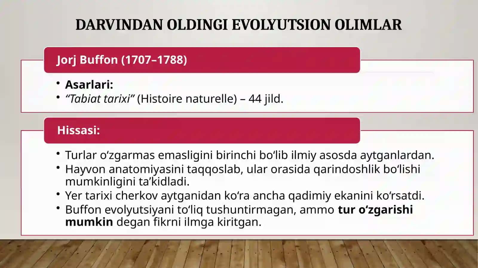 CH. DARVIN VA BOSHQA OLIMLARNING EVOLYUTSIYAGA DOIR ASARLARI 3