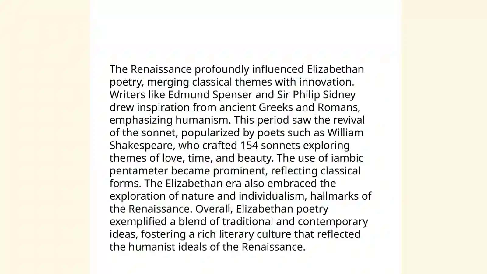 Elizabethan poetry, drama and fiction 3