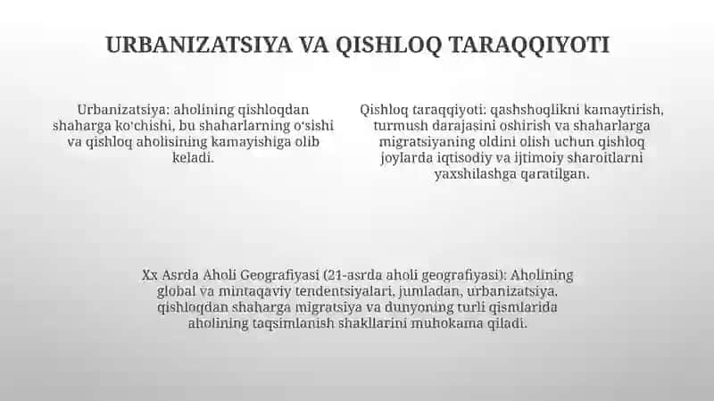 Xx Asrda Aholi Geografiyasi 3