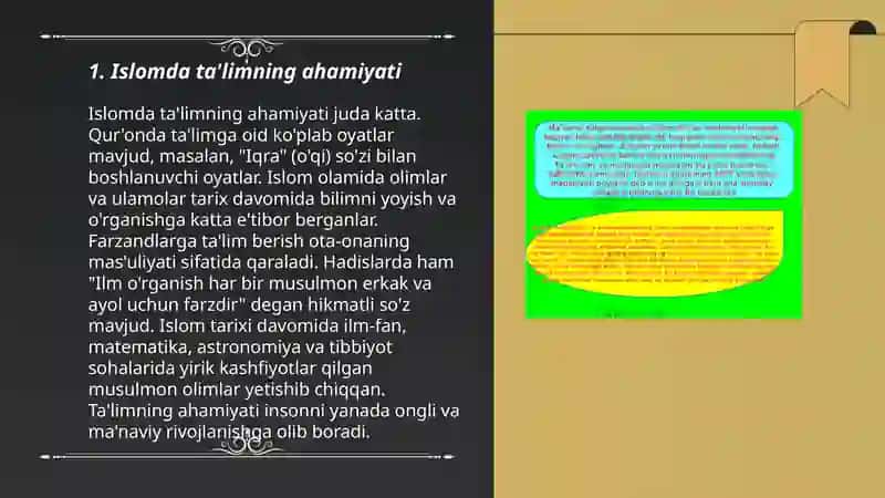 Islom dinining talim tarbiyaga tasiri 3