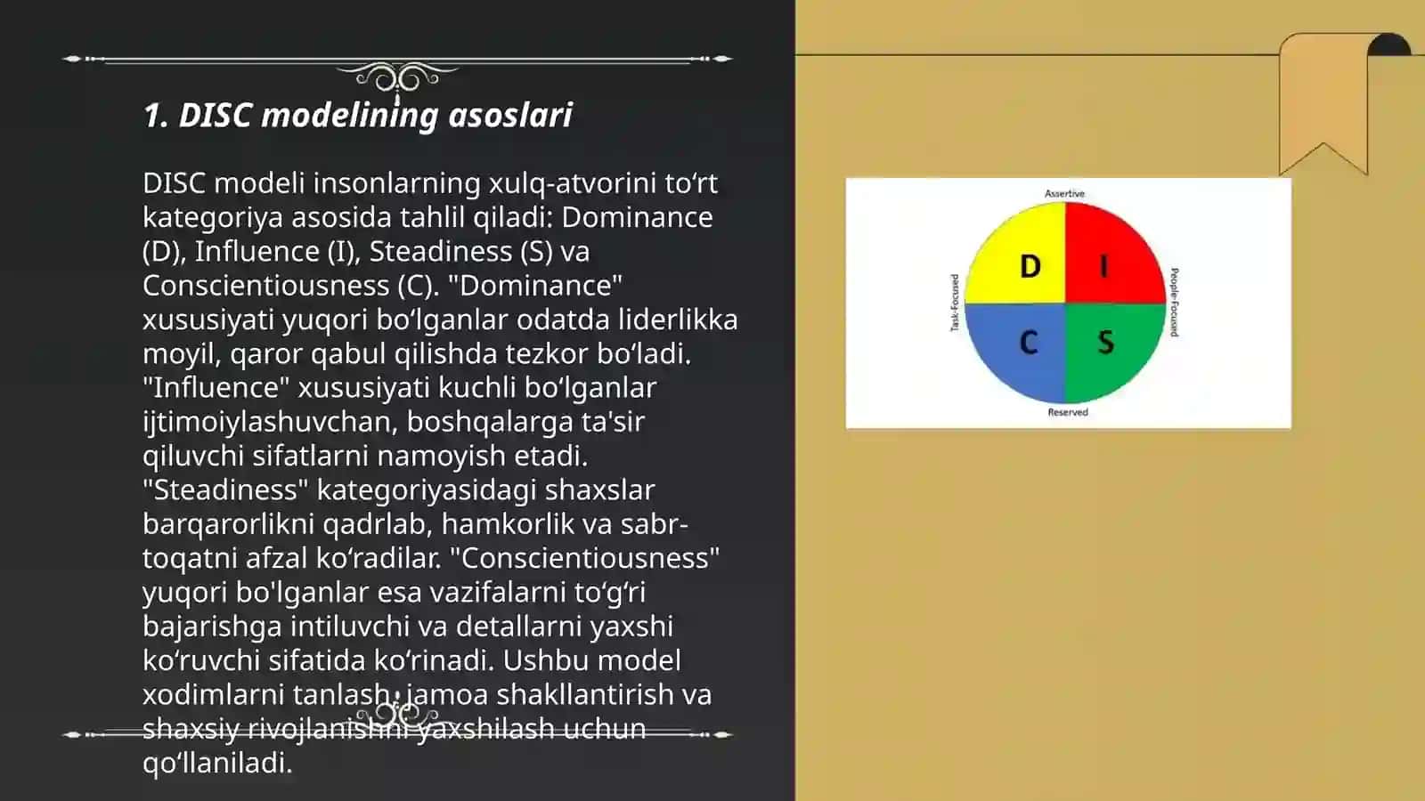 DISC modeli 3