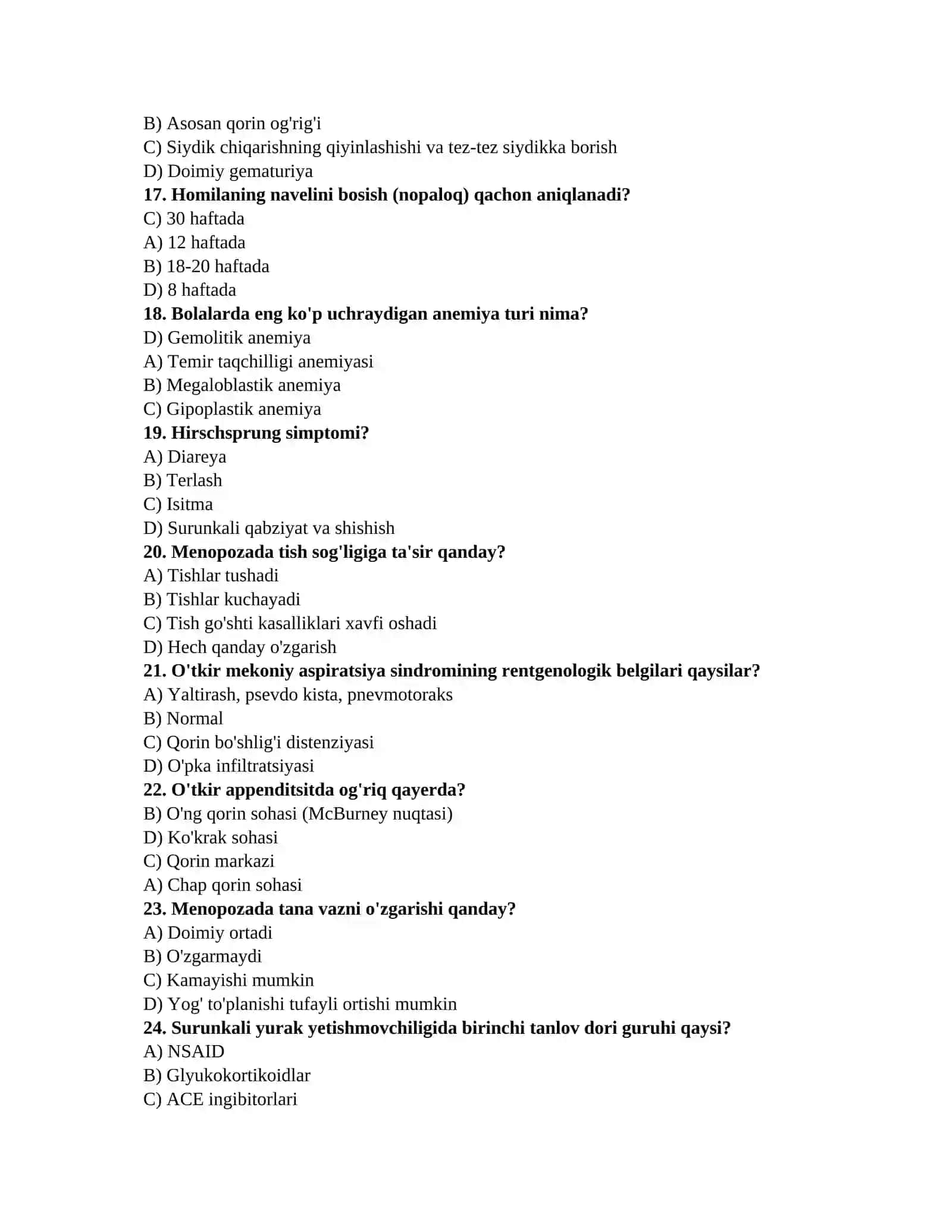 Akusherlik savollari 3