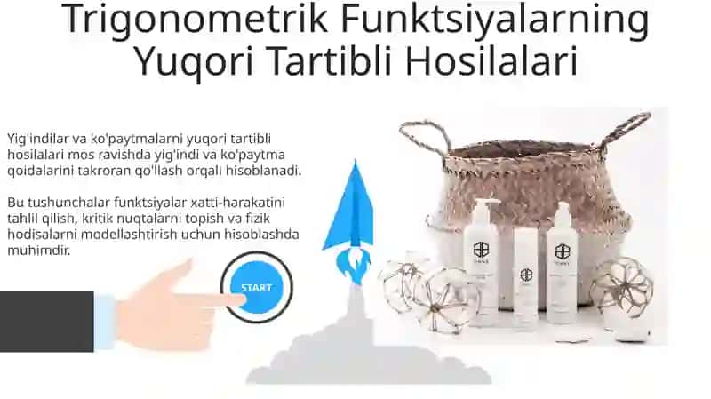 Yig'indilarning Yuqori Tartibli Hosilalari 3