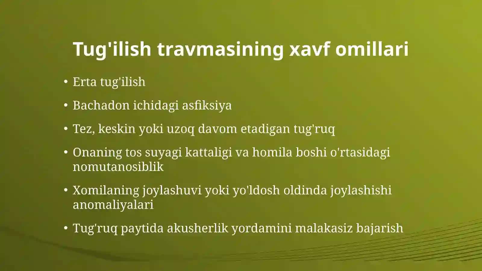 Tug'ilishdagi jarohatlar 3