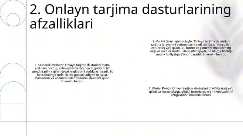 Onlayn Tarjimon Dasturlar Bilan Ishlash 3