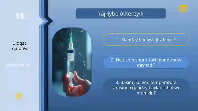Ideal gaz halınıń teńlemesi 3