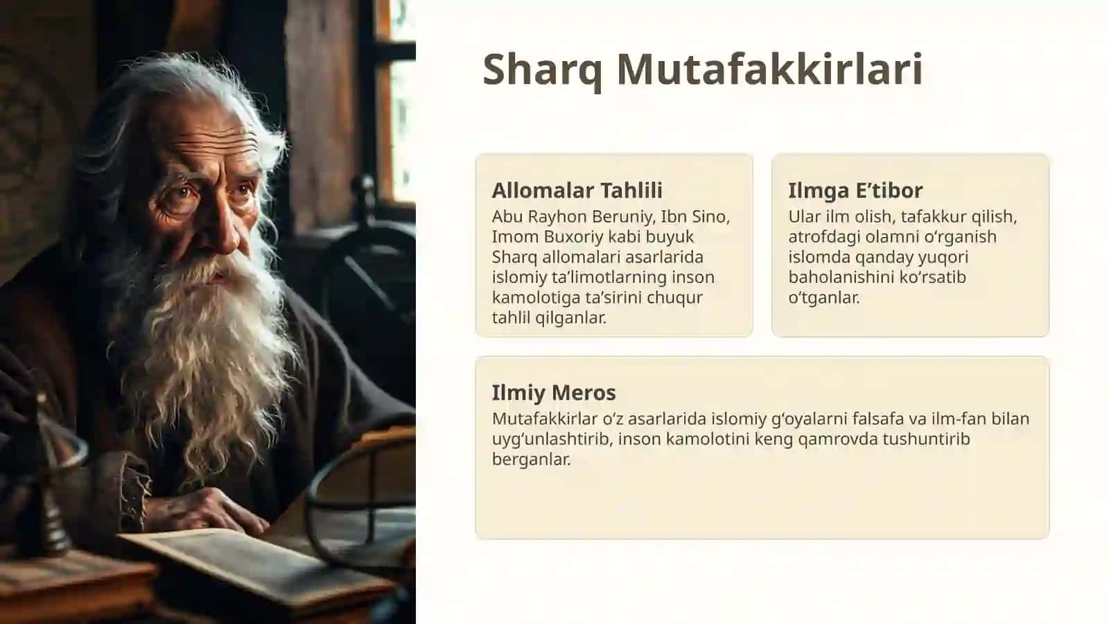 Sharq mutafakkirlarining islom dinining kamoloti taʼsiri 3