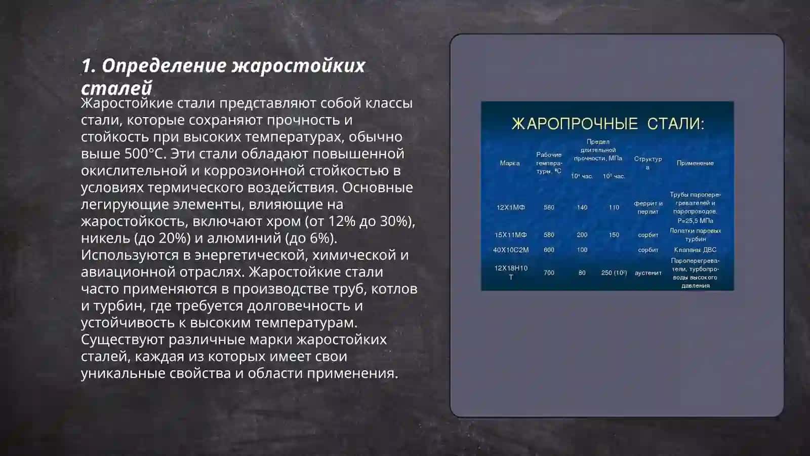 Жаростойкие стали 3