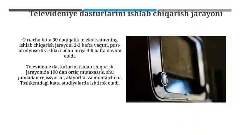 Televideniya sifati 3