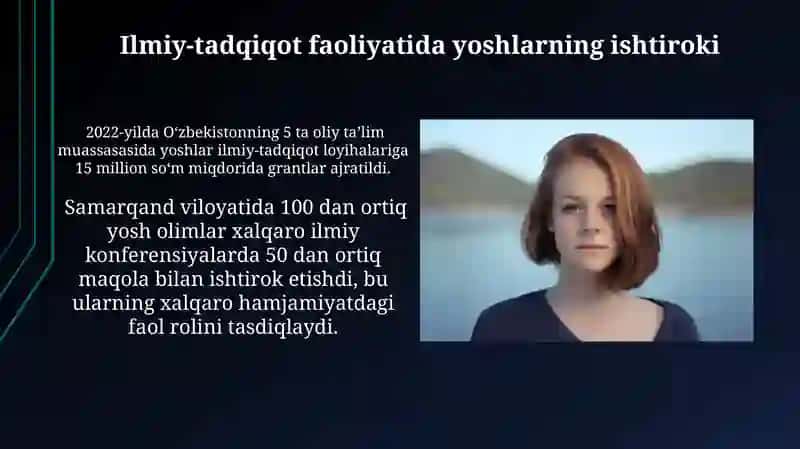 O'zbekistonda ilm-fan yoshlar siyosati 3