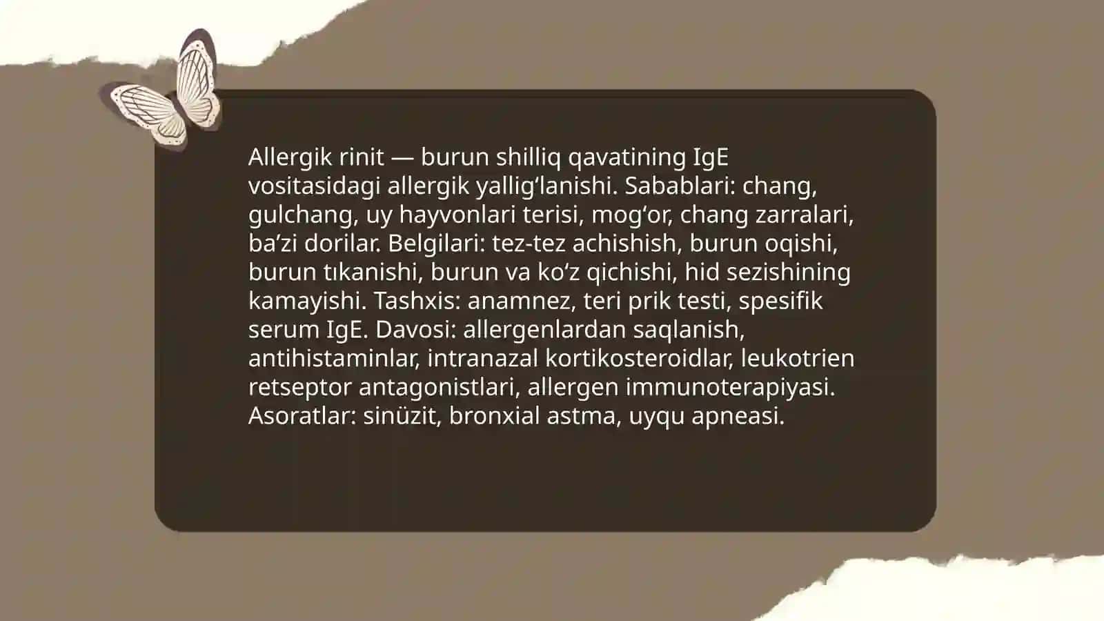 Burun boʻshligʻi kasalliklari 3