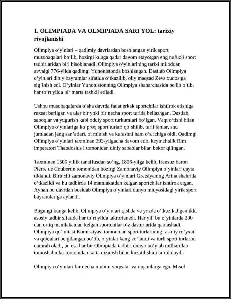 OLIMPIADA VA OLIMPIADA SARI YOL 3