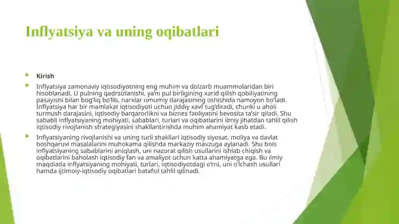Inflyatsiya va uning oqibatlari 3