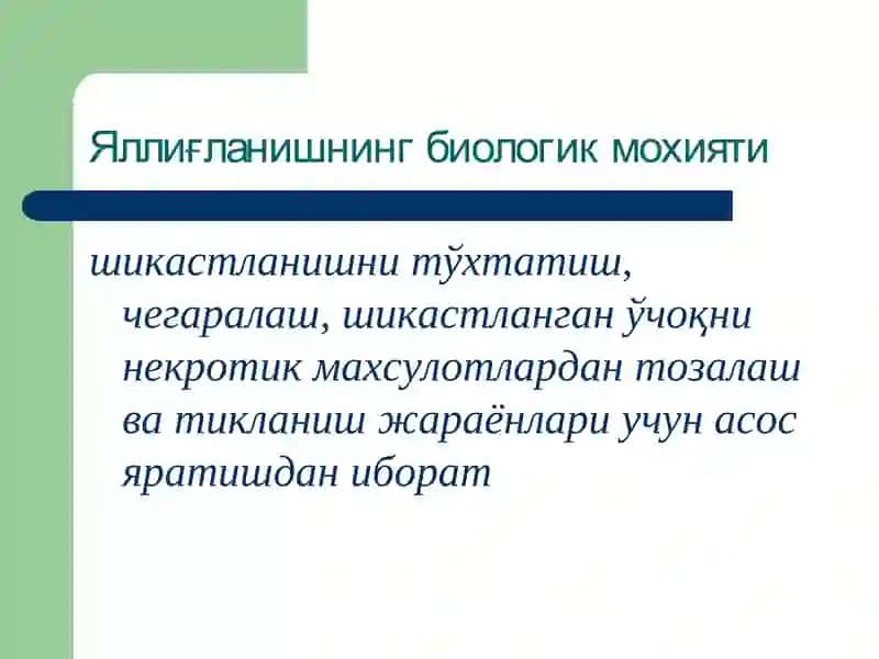 Яллиғланиш патофизиологияси 3