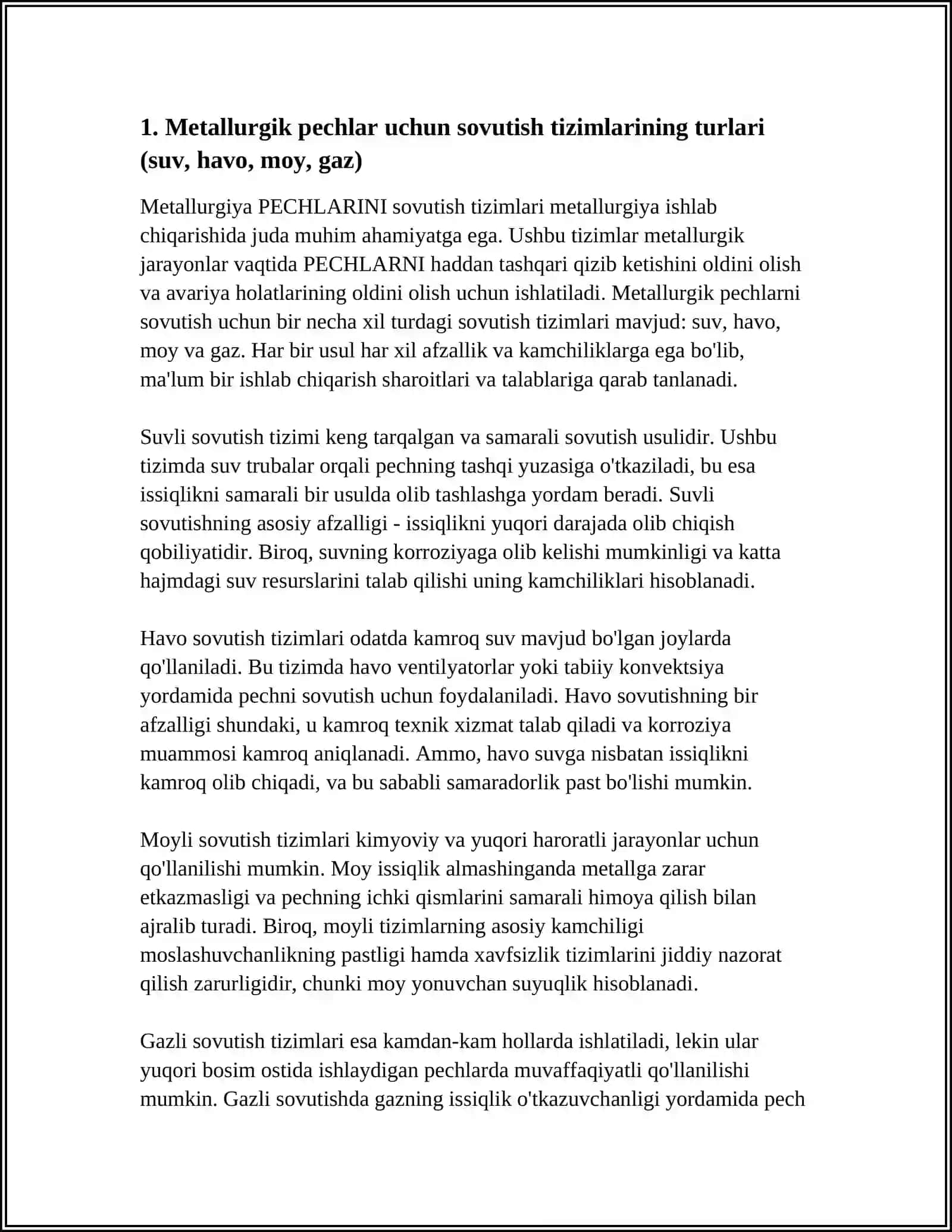 METALLURGIK PECHLARNI SOVITISH TIZIMLARI 3