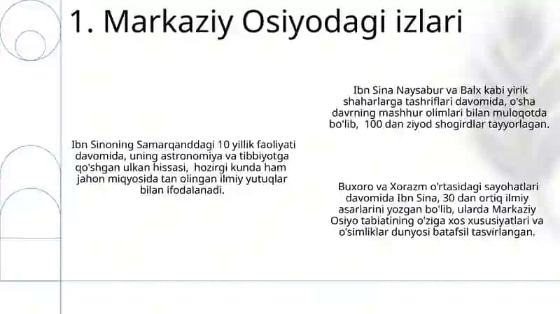 Ibn Sino geografik sayohatlari 3