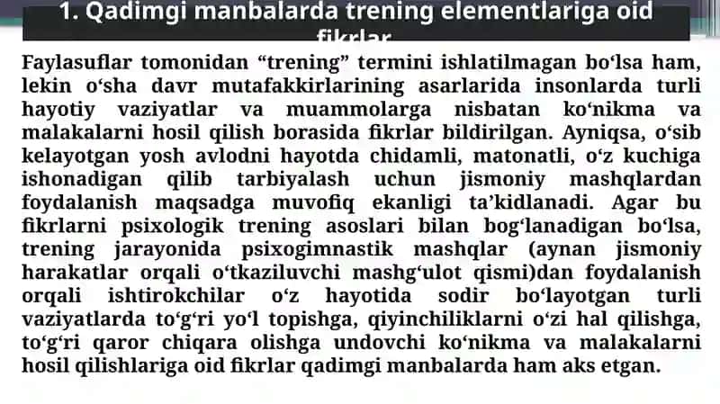 Guruhiy terapiya elementlarining vujudga kelishi 3