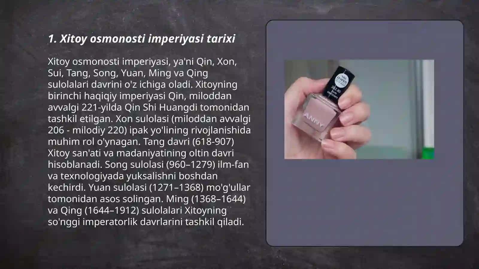 Xitoy osmonosti imperiyasi 3