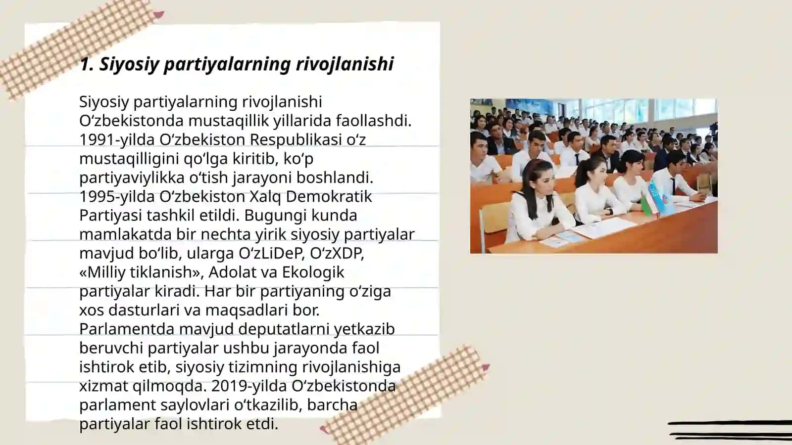 Siyosiy partiyalarning rivojlanishi 3