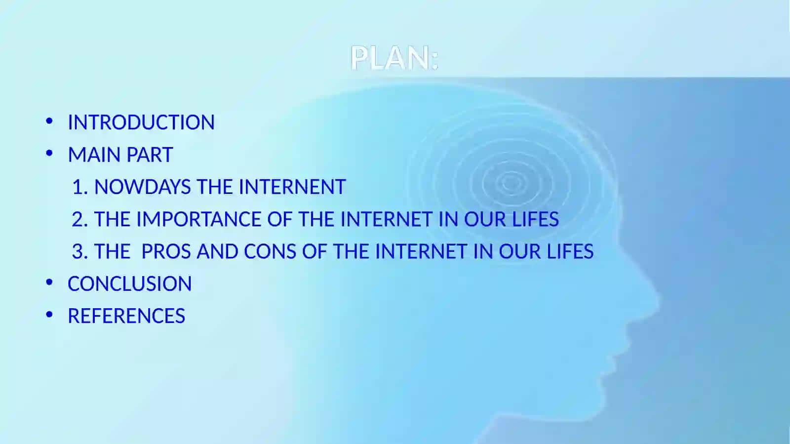 The Internet in our life 3