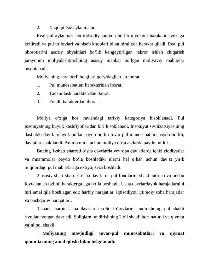 Moliya tizimi 3