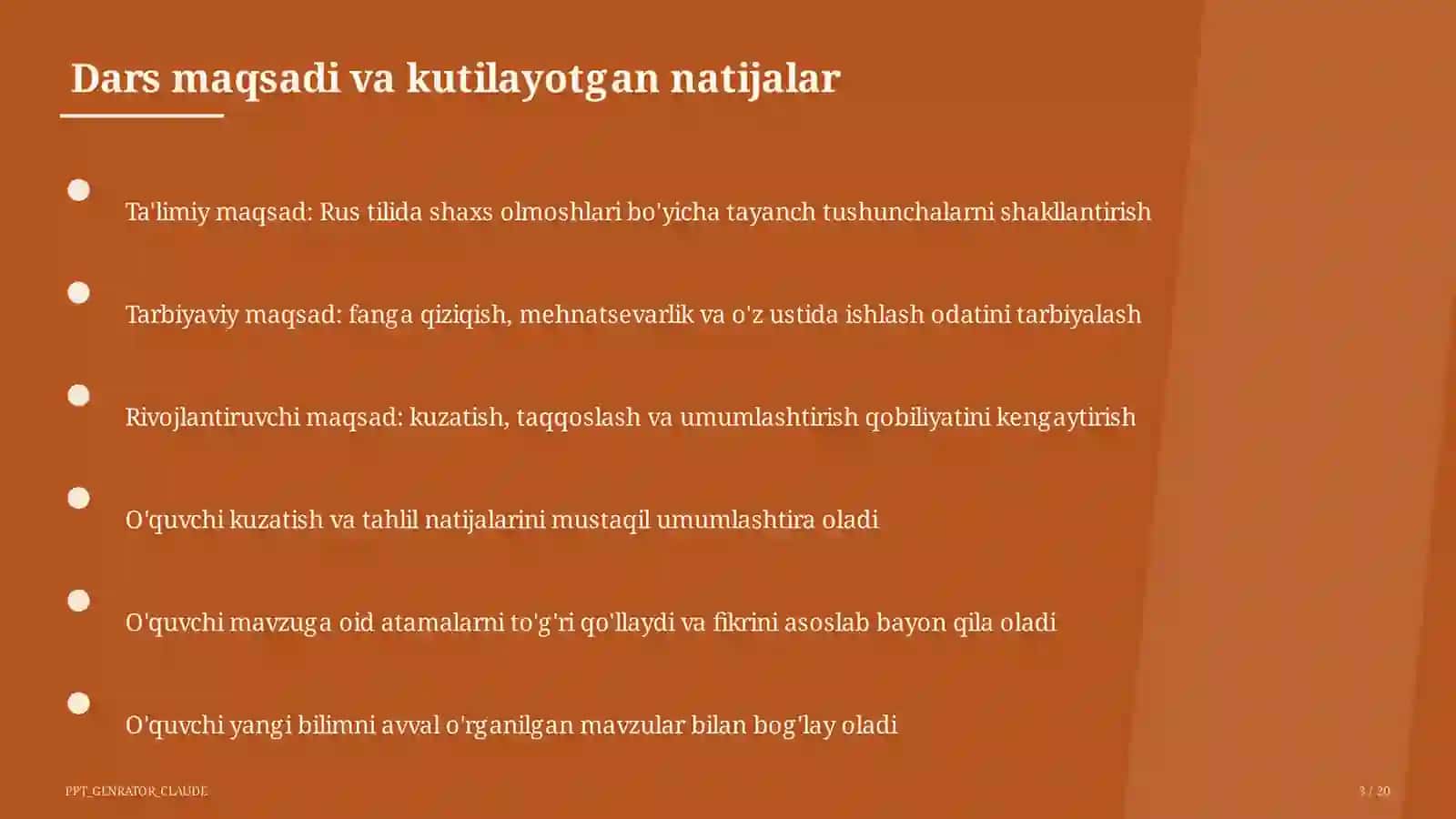Rus tilida shaxs olmoshlari (5-sinf) 3