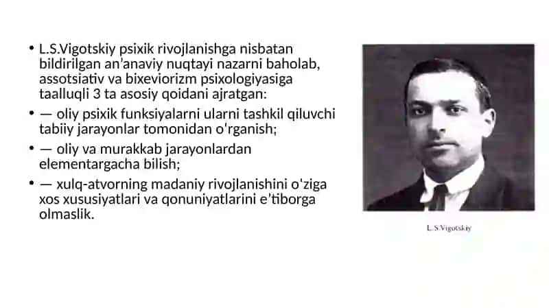 Psixik rivojlanishi 3