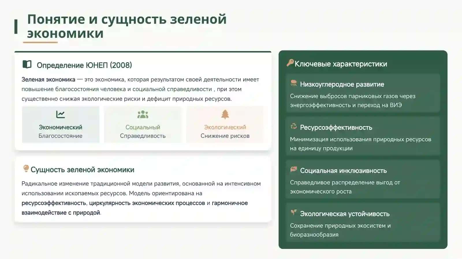 Опыт перехода к «зеленой экономике» в развивающихся странах 3