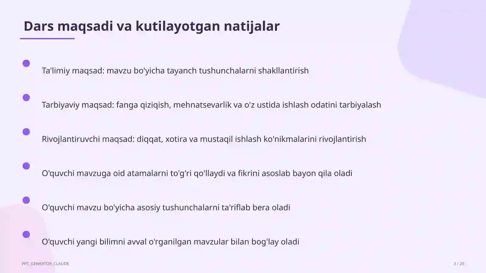 Iqtisodiyot nima: ehtiyoj va resurslar (9-sinf) 3