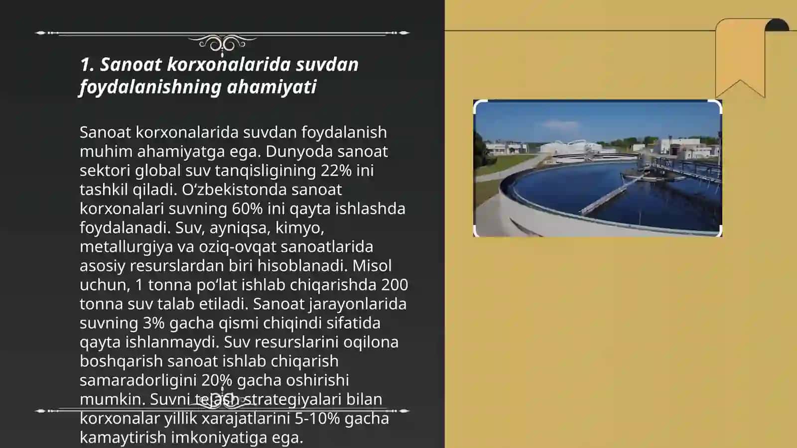 Suvdan foydalanish va uning muhofozasi 3