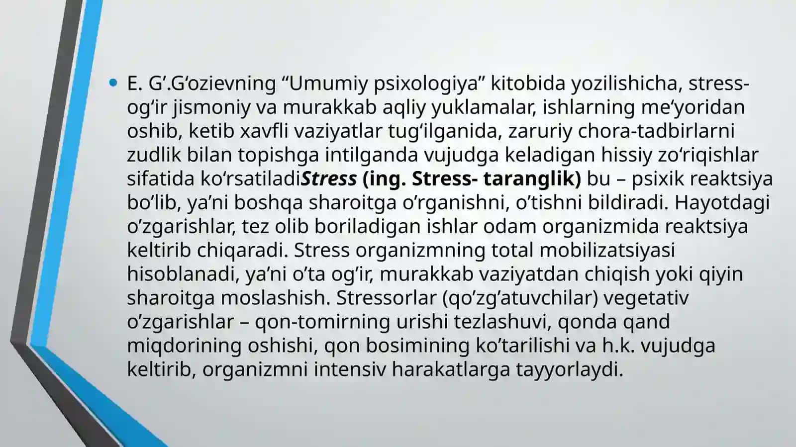 STRESSNIBARTARAF ETISH TRENINGLARI 3