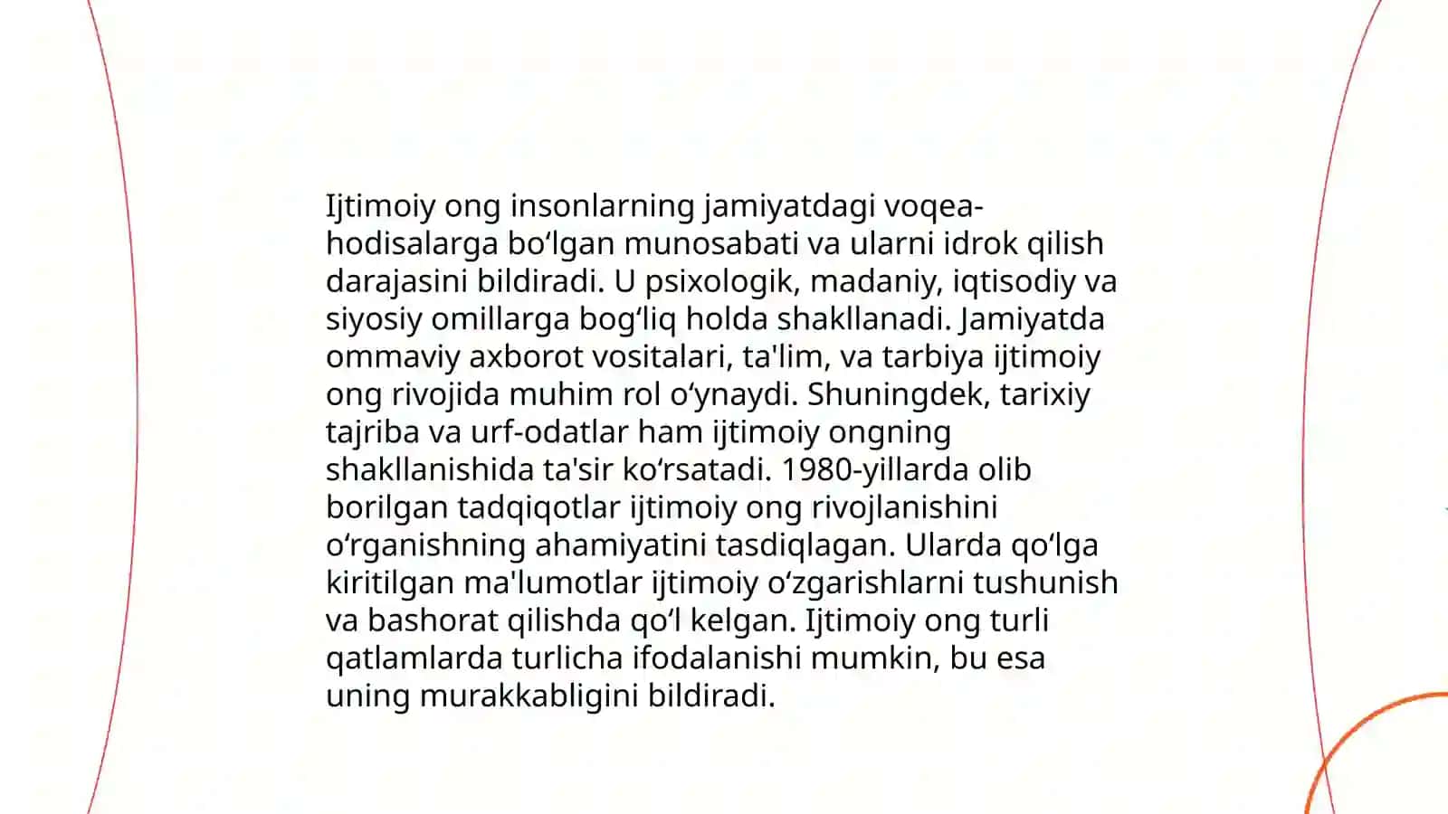 Ijtimoiy Ong va Uning Shakllanishi 3