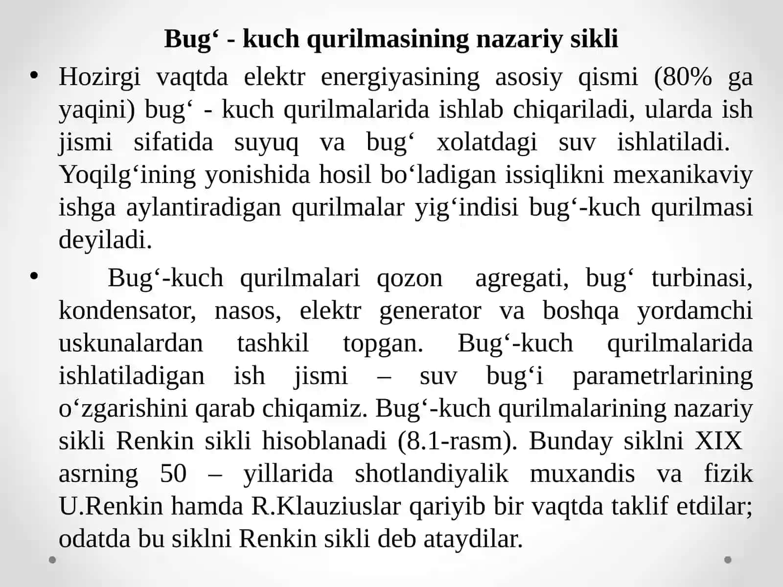Bug‘ turbinali qurilmalar va ularning qo’llanilishi 3
