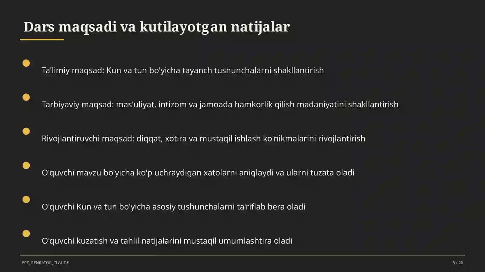 Kun va tun (1-sinf) 3