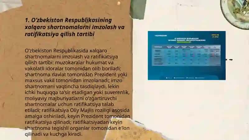 Oʻzbekiston Respublikasining Xalqaro Shartnomalari 3