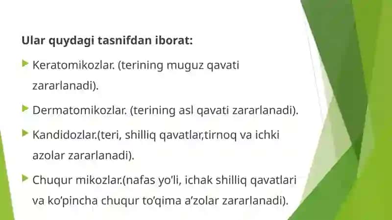 Terining Zamburug'li Infeksiyalari 3